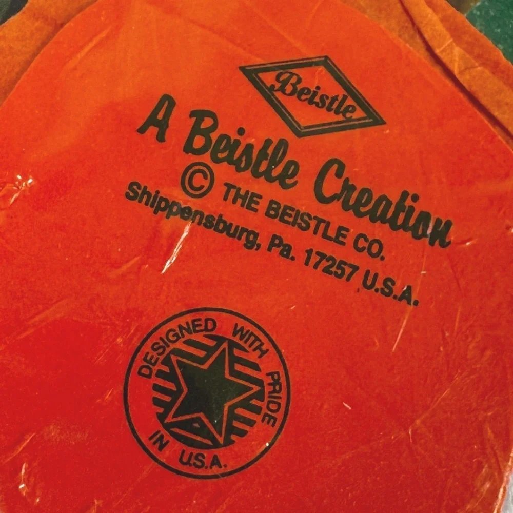 Vintage Beistle Thanksgiving Decorama 8 Piece Set Paper Tissue 1978 1979 NOS New